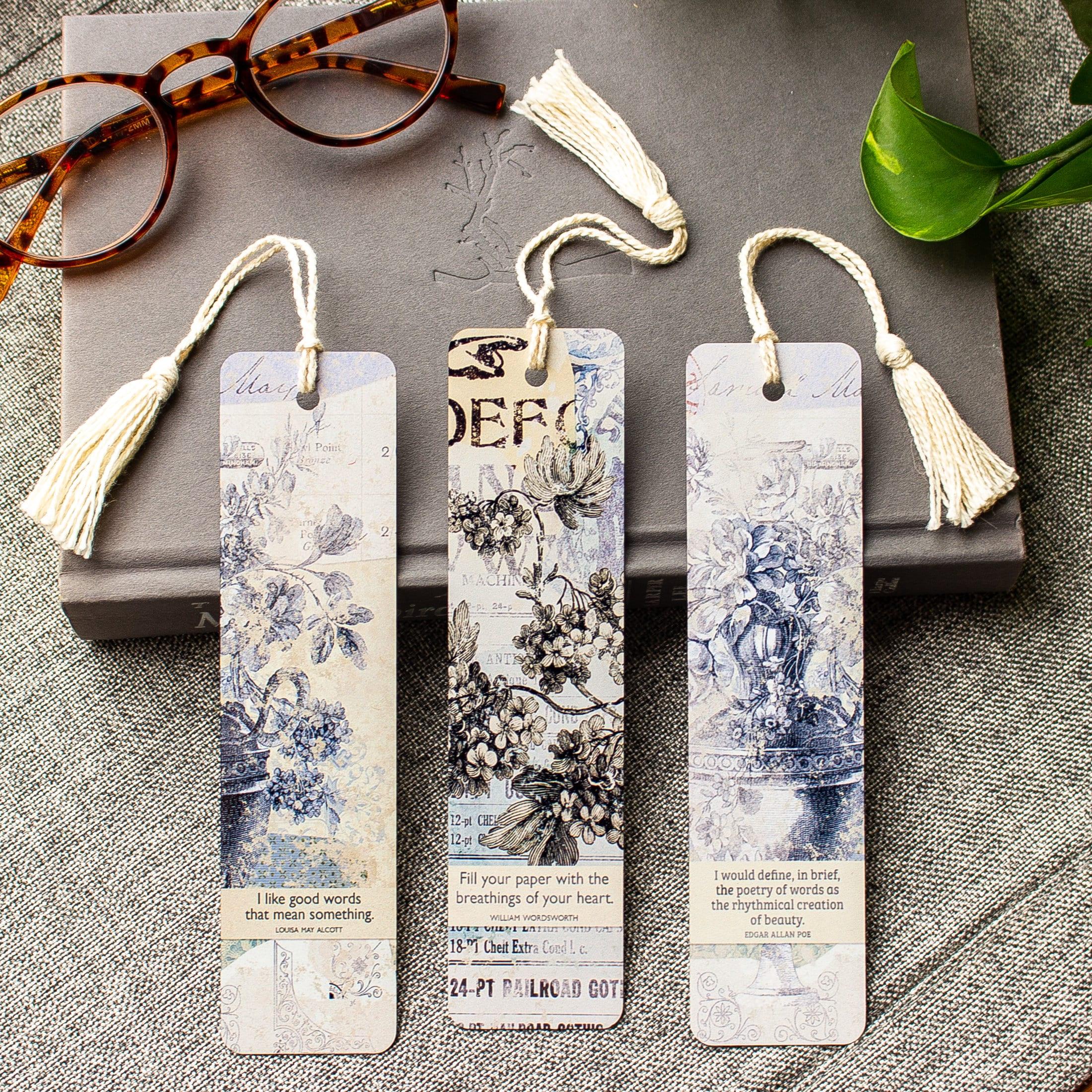 Literary Dog Quotes Metal Bookmarks , Set of 3 - Sunshine and Ravioli