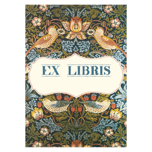 Bookplate Stickers - William Morris Strawberry Thief