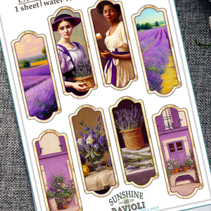 Lavender Fields Sticker Sheet