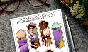 Lavender Fields Sticker Sheet