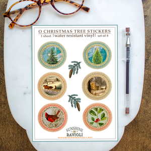 O Christmas Tree Sticker Sheet