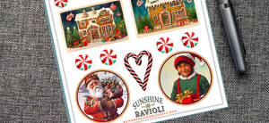 Santa's Sweet Shoppe Sticker Sheet
