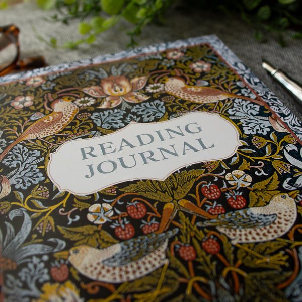 Reading Journal - William Morris Strawberry Thief Pattern - Sunshine ...
