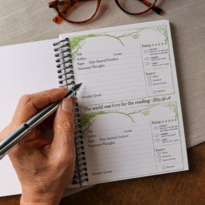 Book Review Reading Journal - Girl in Tree