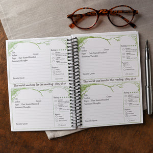 Book Review Reading Journal - Girl in Tree