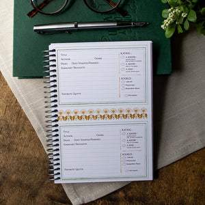 Louisa May Alcott Reading Journal: Floral Victorian Book Log