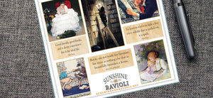 Literary Quote Stickers: Vintage Book Art, Water-Resistant Vinyl (Set of 12)