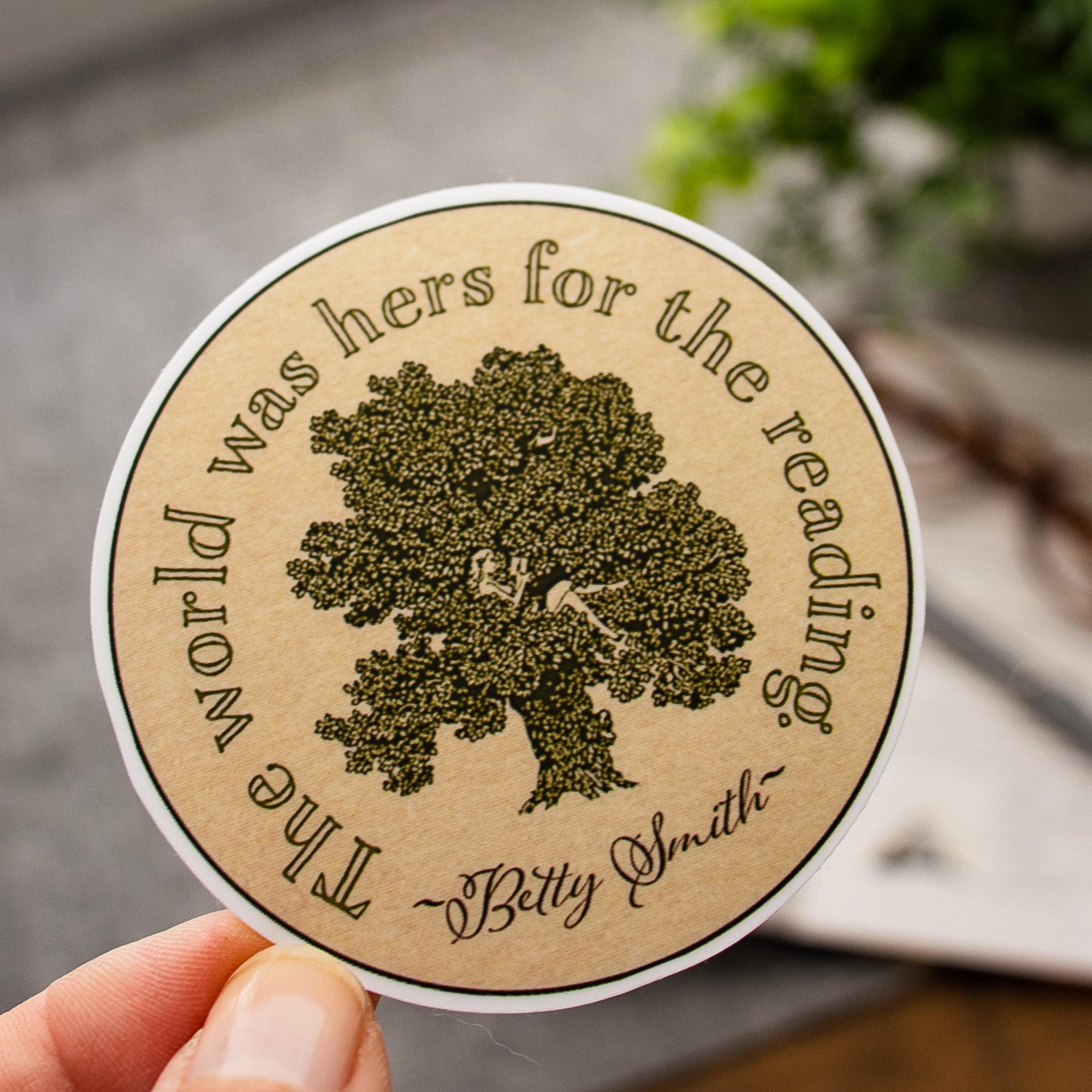 Bookish Sticker, Literary Quote Vinyl Decal, Book Lover Gift, Stickers for Bookworms