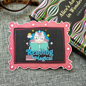 Bookish Stickers, Reading is Magical Unicorn, Reading Gifts for Bookworms