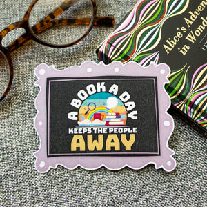 Bookish Sticker Bundle, Reading Gifts for Kids, Teachers, Vinyl Decals, Set of 3