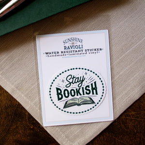 Bookish Stickers, Good Day to Read, Reading Gifts for Teachers, Vinyl Decal