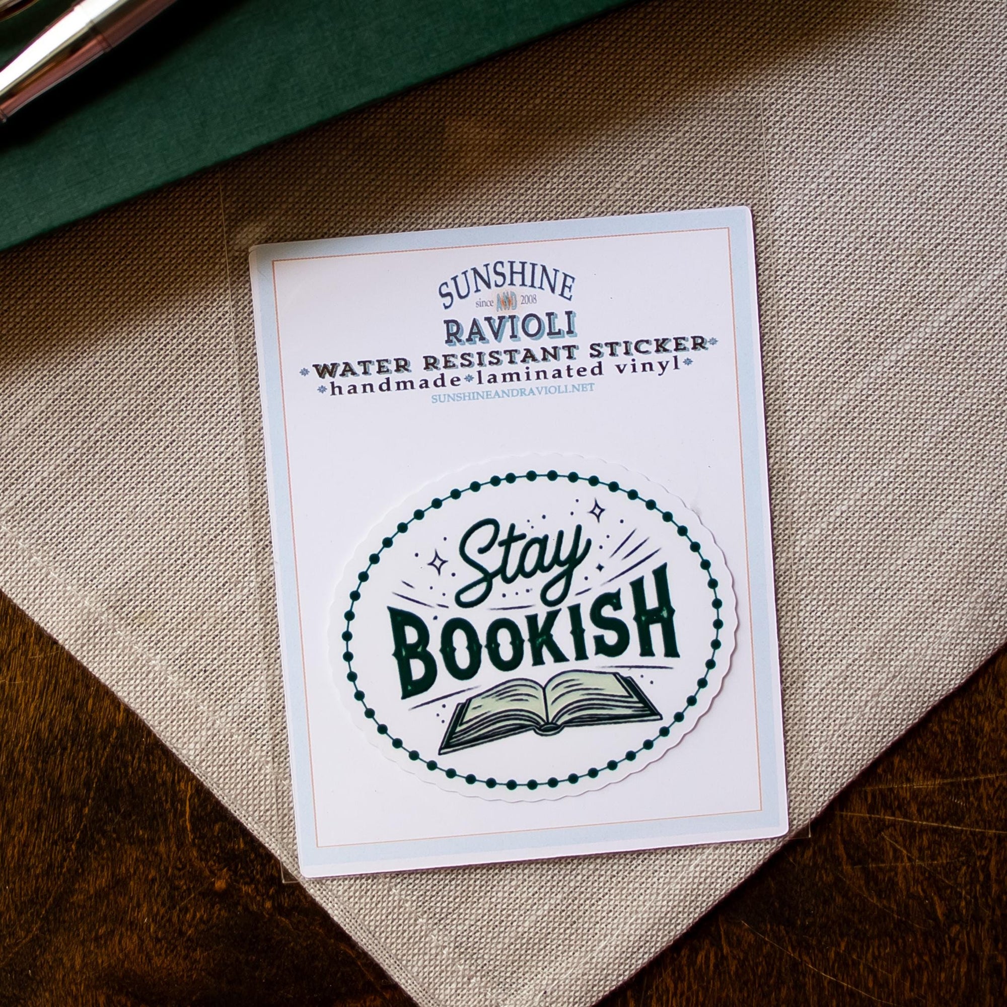 Bookish Sticker, Literary Quote, Buy the New Book, Reading Gift for Bookworms