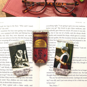 Vintage Magnetic Bookmark Set, Literary Page Markers, Book Club Gift