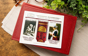 Vintage Magnetic Bookmark Set, Literary Page Markers, Book Club Gift