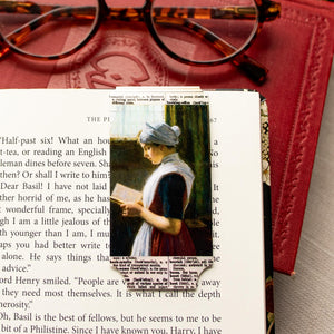 Vintage Magnetic Bookmark Set, Literary Page Markers, Book Club Gift