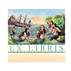 Mermaid Shipwreck Bookplates