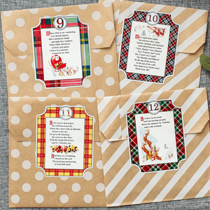 Christmas Advent Calendar DIY Kit for Readers - Bookish Advent Gift - Sunshine and Ravioli