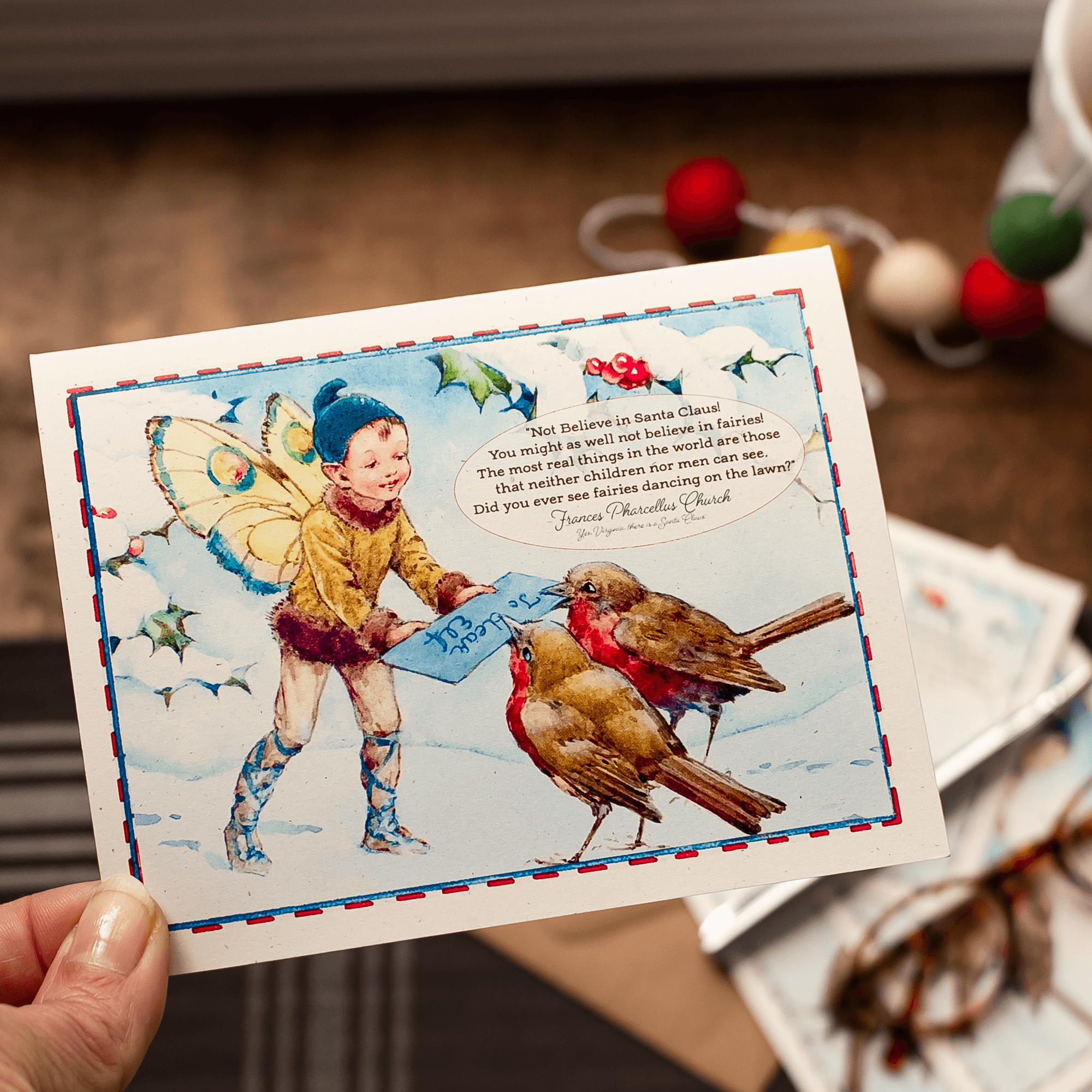 Winter Fairy Christmas Card Boxed Set, Literary Holiday Greeting Cards - Sunshine and Ravioli