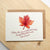 Autumn Leaf Note Card Set - Sunshine and Ravioli