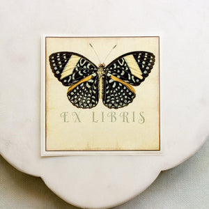 black butterfly book plates - set of 10 - Sunshine and Ravioli