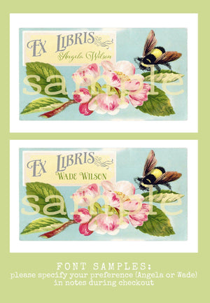 bumblebee bookplates - set of 10 - Sunshine and Ravioli