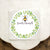 Bumblebee Wreath Book Plate Stickers - set of 10 - Sunshine and Ravioli