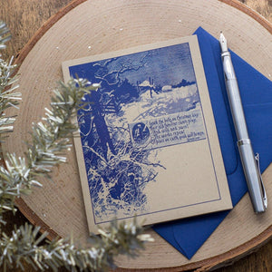 Christmas Card Boxed Set, Longfellow Quote Holiday Greeting Card - Sunshine and Ravioli