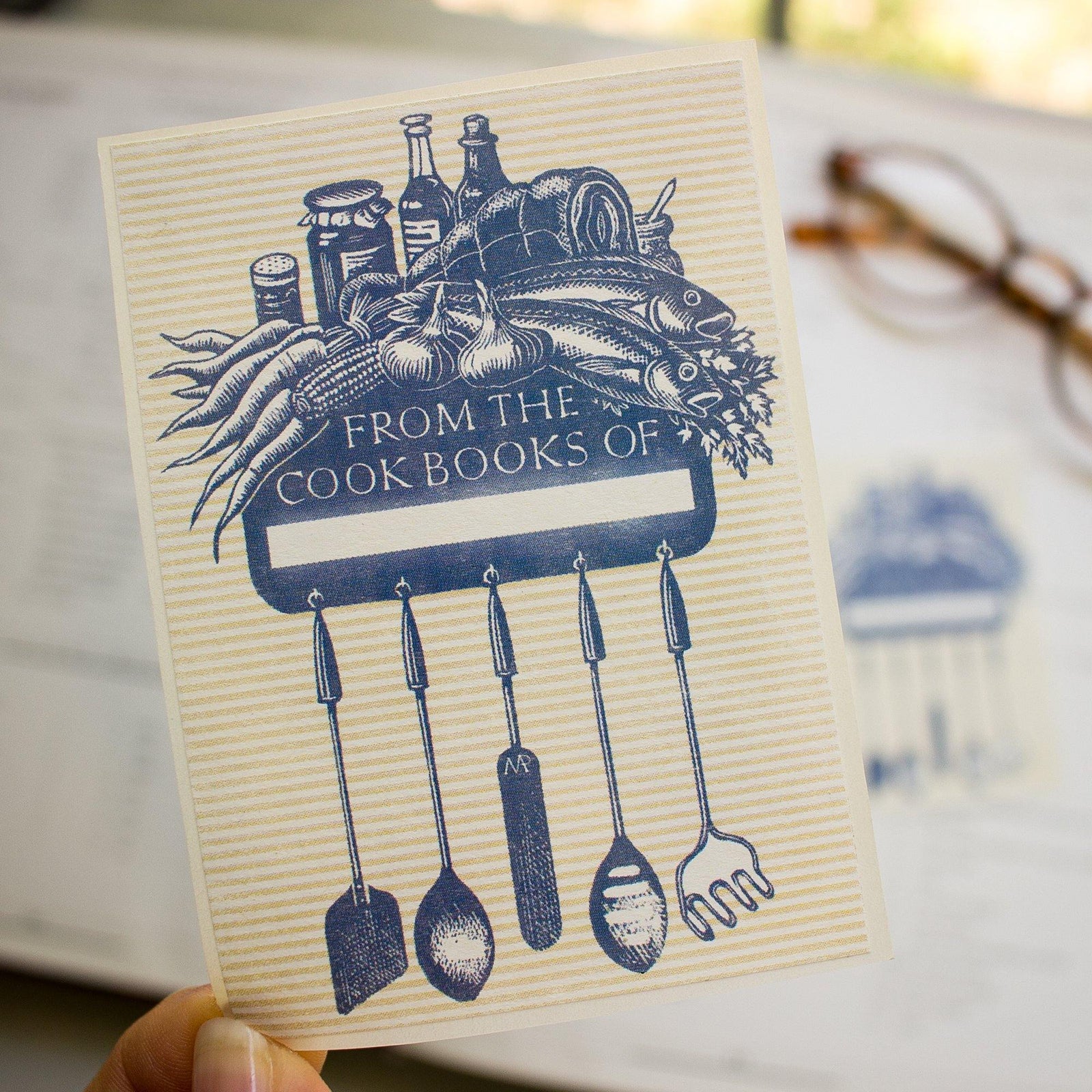 Cookbook Bookplates - set of 10 - Sunshine and Ravioli