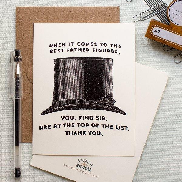 Father Figure Father's Day Card - Sunshine and Ravioli