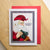 Funny Santa Claus Christmas Greeting Card - Sunshine and Ravioli