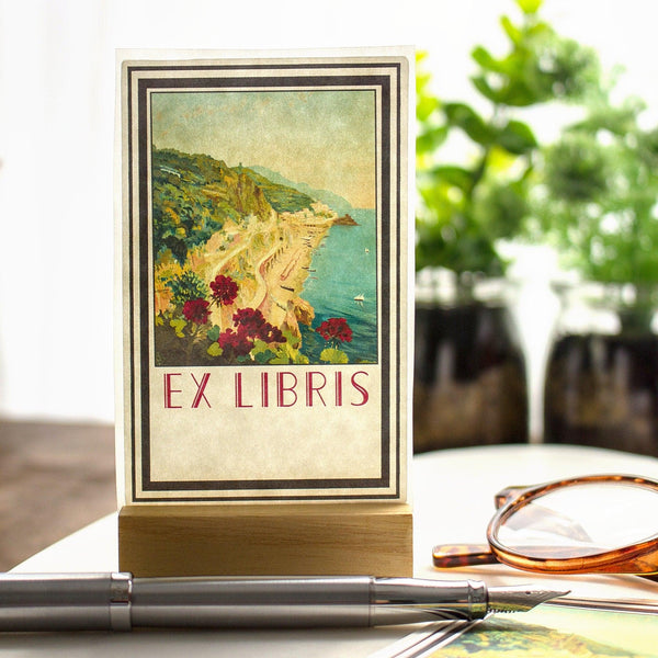 personalized bookplate stickers, custom book plate labels, Ex Libris