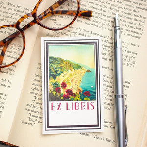 personalized bookplate stickers, custom book plate labels, Ex Libris, bookworm for her- set of 10 