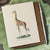 Giraffe Friendship Card - Supportive Card for Best Friend - Funny Giraffe Card - Motivational Encouragement Card