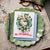 Easter Greetings Card - Floral Rabbit Easter Card - Vintage Bunny Card for Easter Baskets