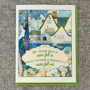 St. Patrick's Day Card - Irish House Blessing Card - St Patricks Day Greeting for New Home -  Housewarming Friendship Card - First Home Gift