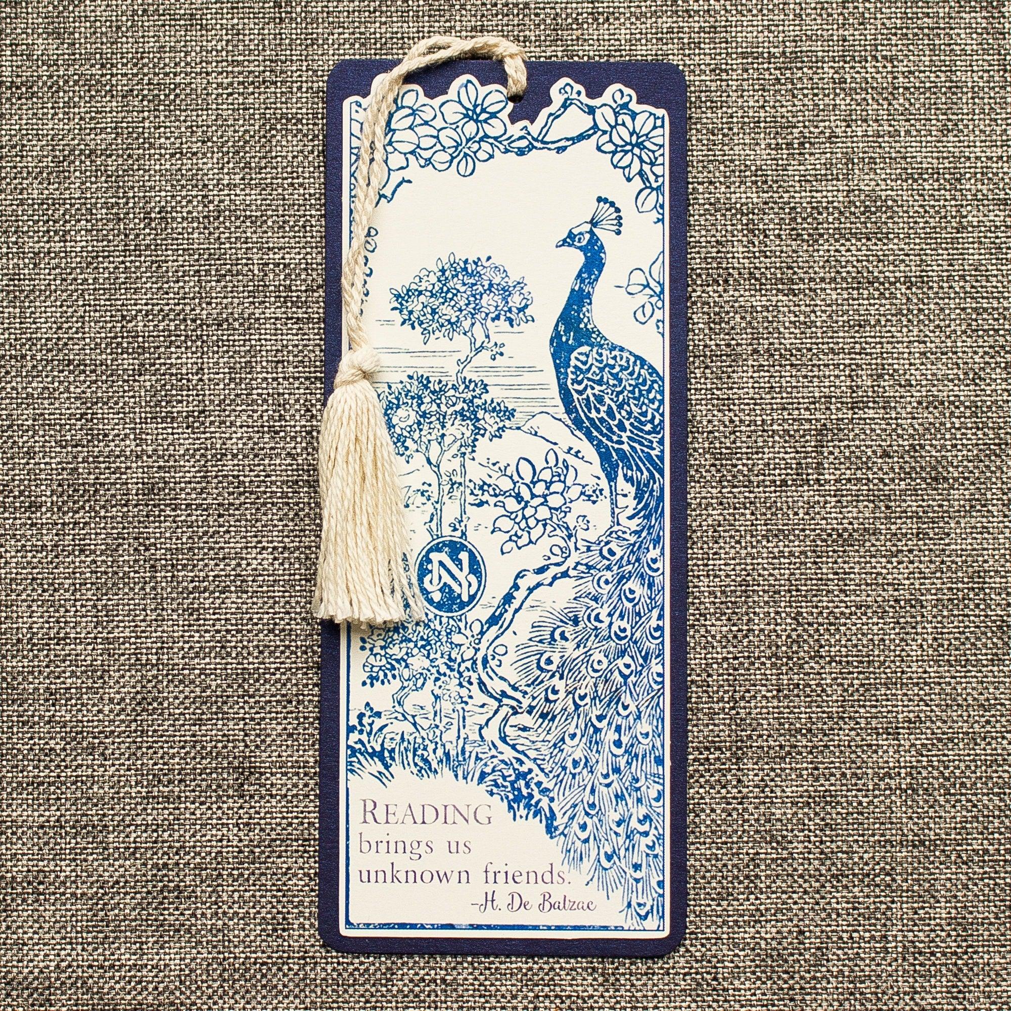 Art Deco Peacock Reading Journal - Book Tracker for Readers