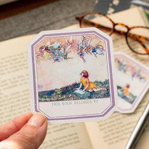Personalized Fairy Bookplates - Bookish Gift for Girls - Set of 10 - Ex Libris - Book Label - Bookplate Stickers