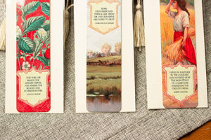Country Life Quotes Bookmark Set , Metal Bookmark ,  Bookish Gift ,  Book Club Gift , Set of 3 Handmade  Book Marks