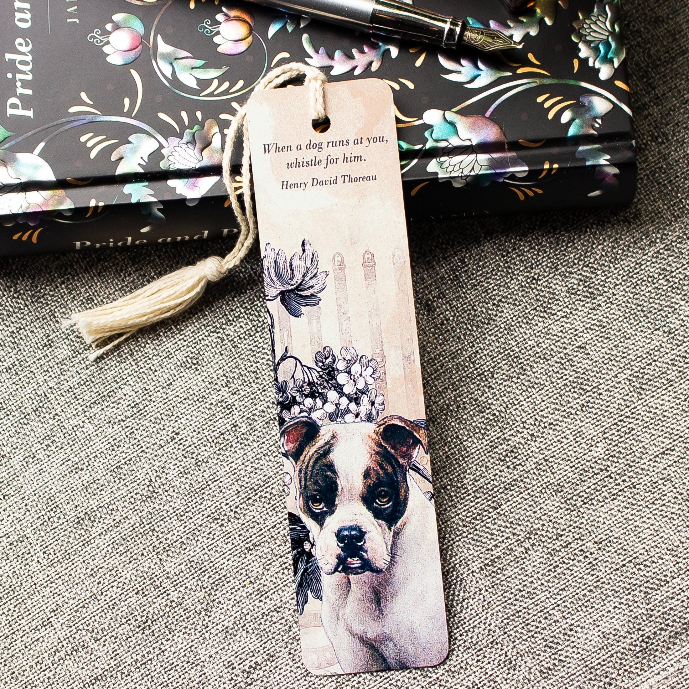 Literary Dog Quotes Metal Bookmarks , Set of 3 - Sunshine and Ravioli