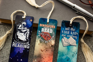 Kids Bookmark Set , Metal Bookmark , Bookish Gift , Bookish Gift for Grandchild , Set of 3 Handmade Book Marks , Book Accessories