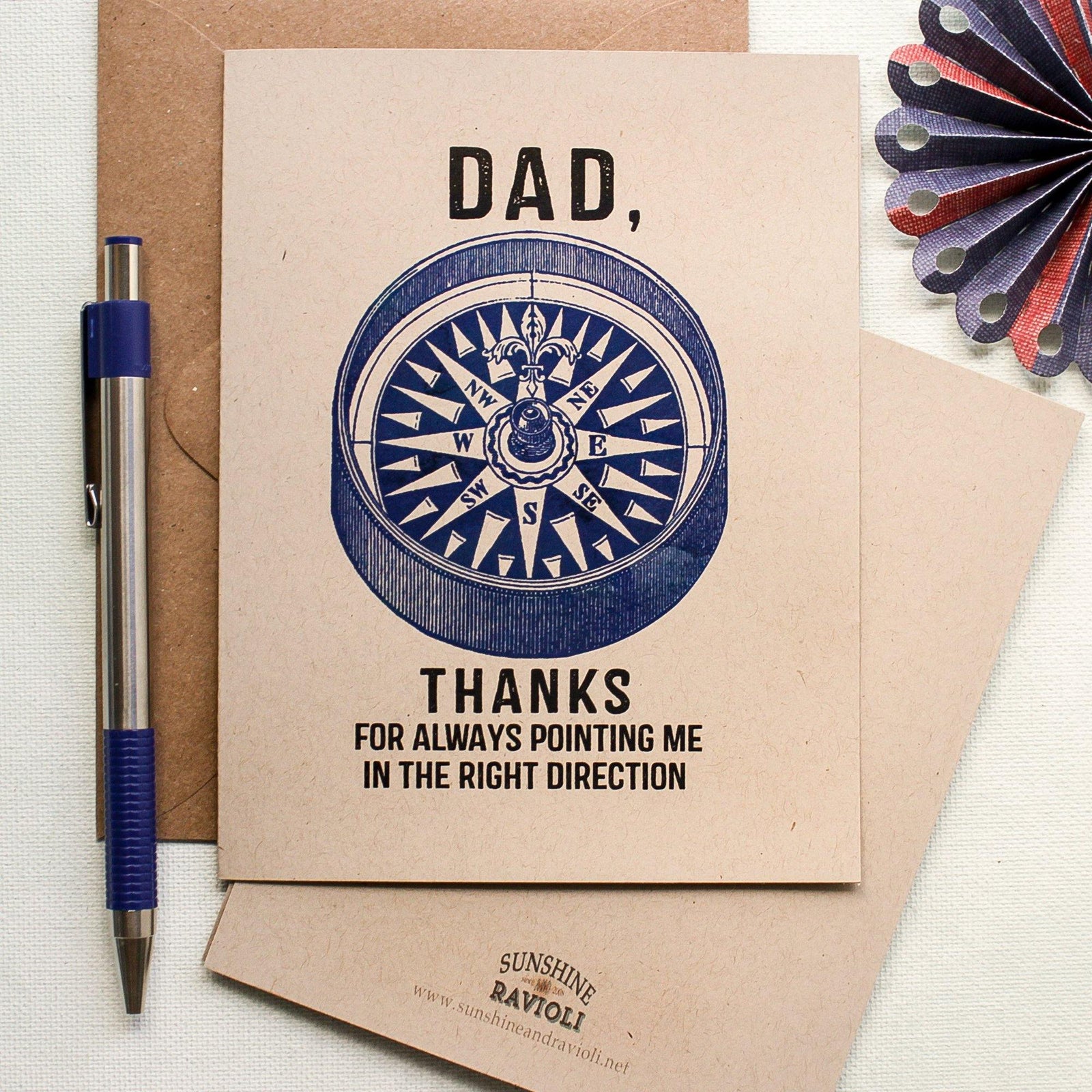 Thanks Dad Card - Sunshine and Ravioli