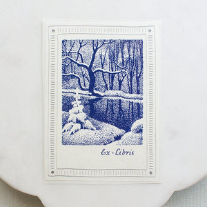 Winter Snow Bookplates - set of 10 - Sunshine and Ravioli